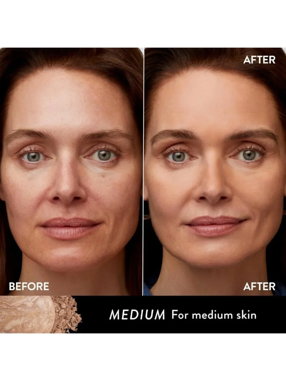 Baked Balance-n-Brighten Powder Foundation - Medium, Flawless Finish